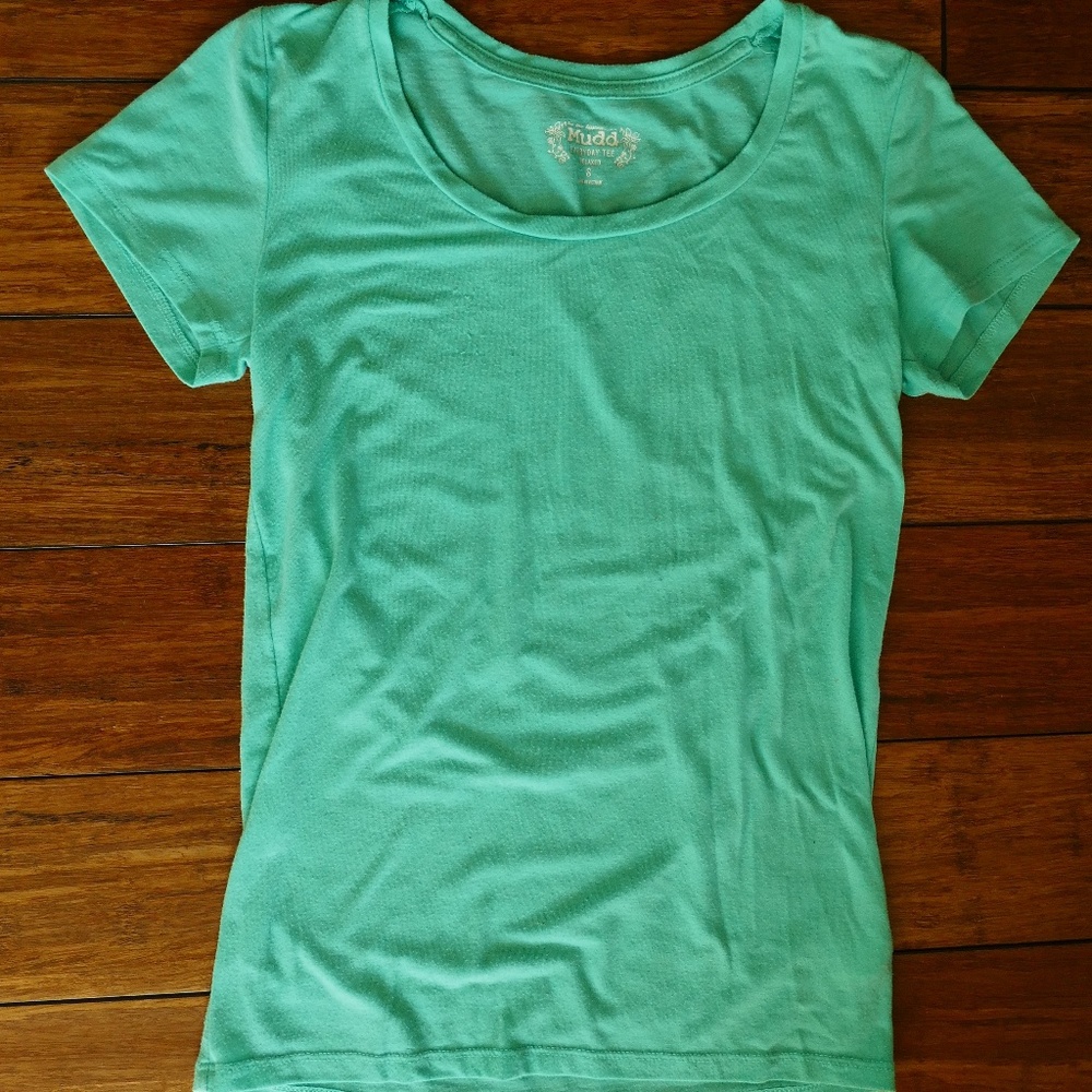 Mint green casual tee